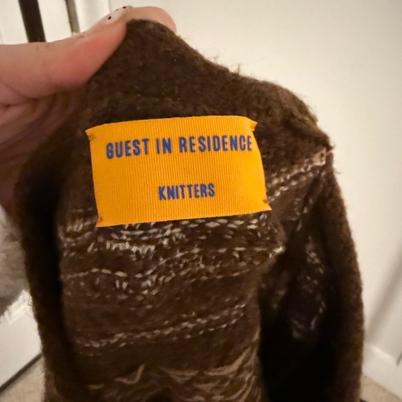 Guest In Residence Cloud Chalet Crew Sweater in Chestnut Combo - Picture 6 of 7